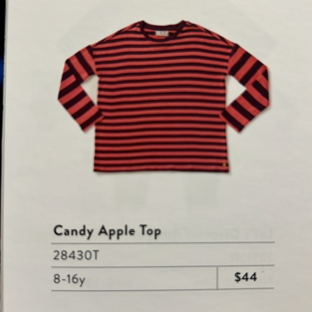 Matilda Jane Candy Apple Top- MJ Tween Line October 2019